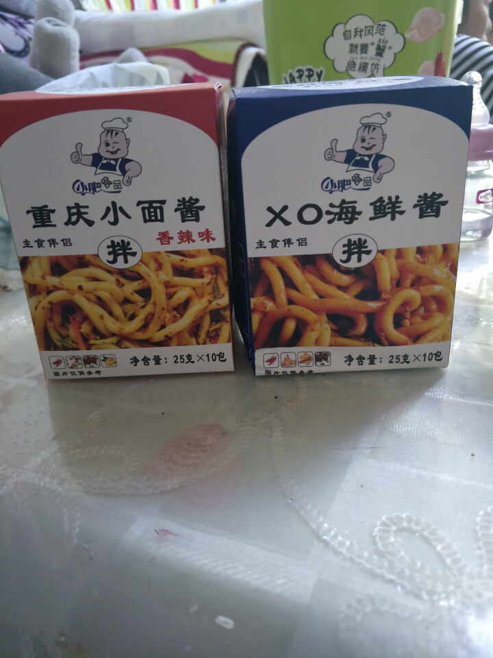 拌饭25g*20袋XO海鲜酱重庆小面酱拌面酱料包小包装香辣麻辣味袋装 XO海鲜酱+重庆小面香辣味怎么样，好用吗，口碑，心得，评价，试用报告,第2张