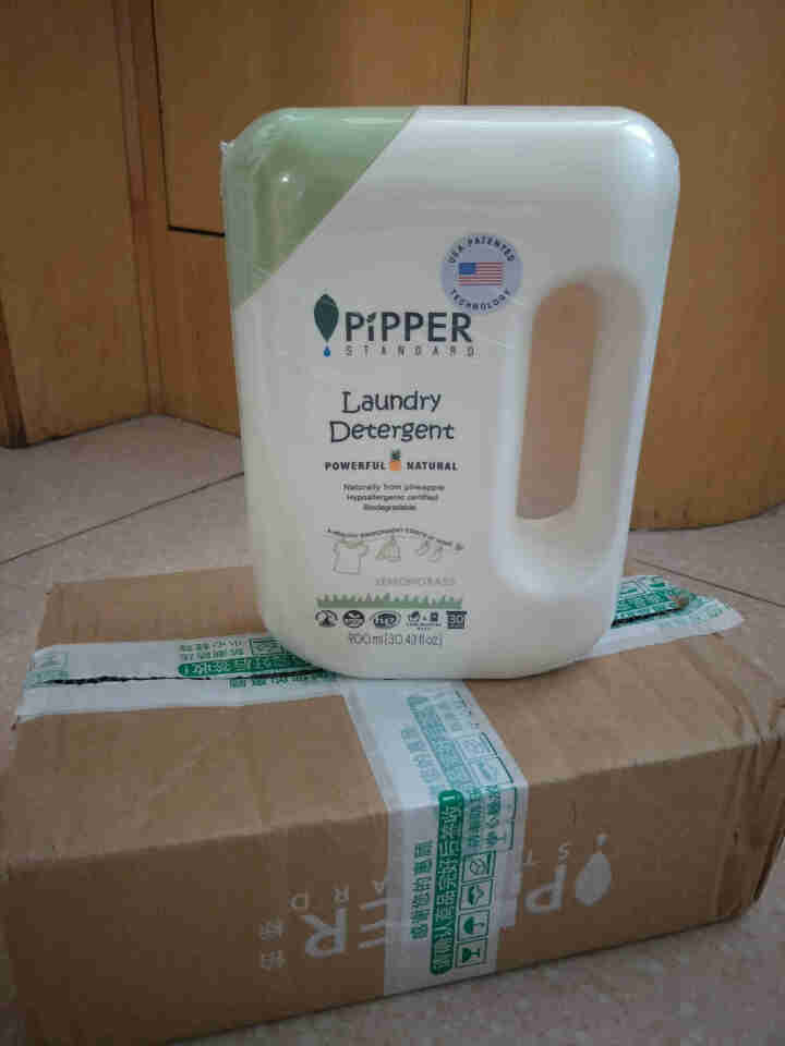 PIPPER 洗衣液 900ml 婴儿洗衣液 母婴幼儿 全家适用 植物酵素 尤加利香型怎么样，好用吗，口碑，心得，评价，试用报告,第3张