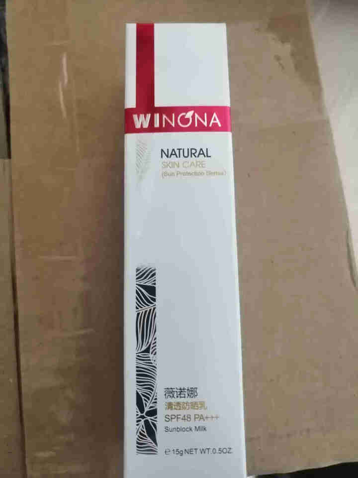 薇诺娜（WINONA）清透防晒乳15g SPF48 PA+++ 清透水薄 保湿隔离防晒霜怎么样，好用吗，口碑，心得，评价，试用报告,第3张