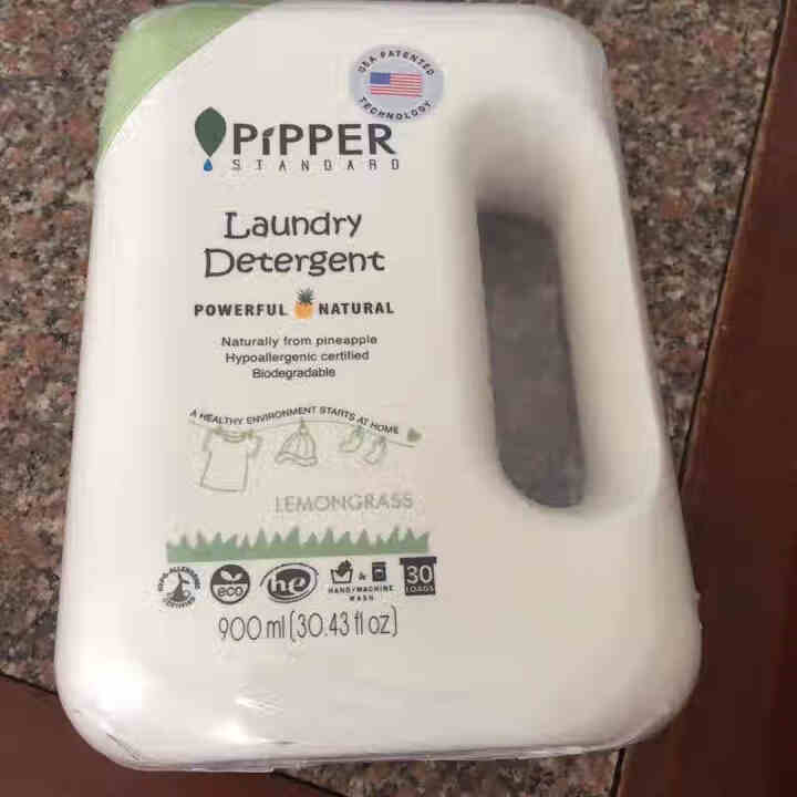 PIPPER 洗衣液 900ml 婴儿洗衣液 母婴幼儿 全家适用 植物酵素 尤加利香型怎么样，好用吗，口碑，心得，评价，试用报告,第2张