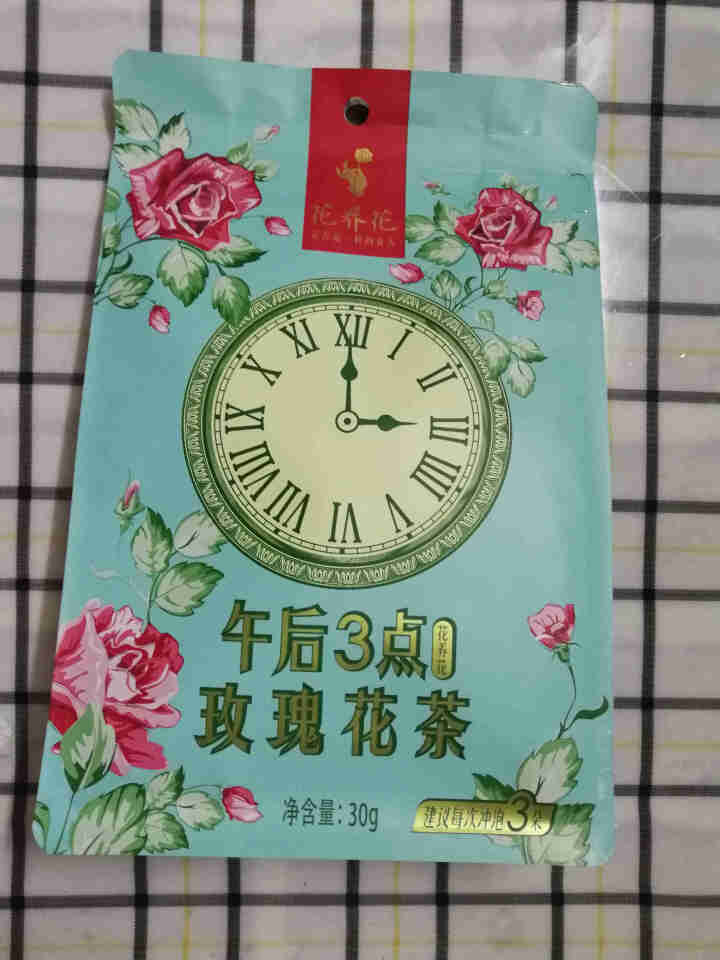 花养花 玫瑰花茶特级玫瑰花茶大朵花冠茶花草茶平阴烘干无硫纸袋装30g 30g怎么样，好用吗，口碑，心得，评价，试用报告,第2张