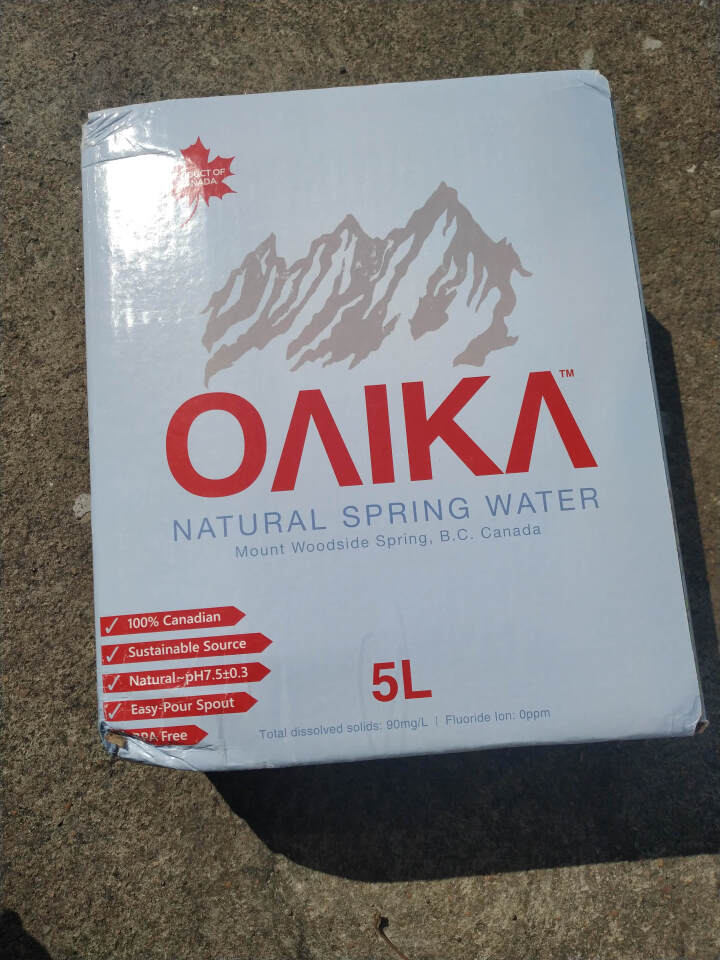 加拿大原装进口班芙OAIKA天然饮用水5L（家庭装饮用山泉水） 5L怎么样，好用吗，口碑，心得，评价，试用报告,第3张