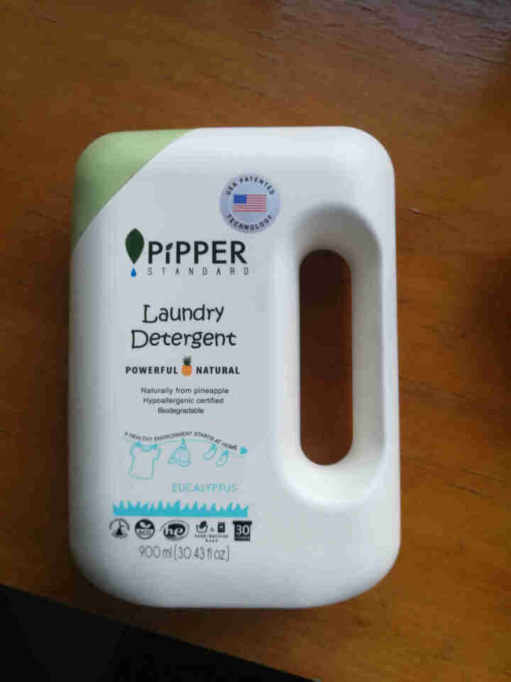 PIPPER 洗衣液尤加利香 900ml 婴儿洗衣液 植物酵素 尤加利香型怎么样，好用吗，口碑，心得，评价，试用报告,第2张