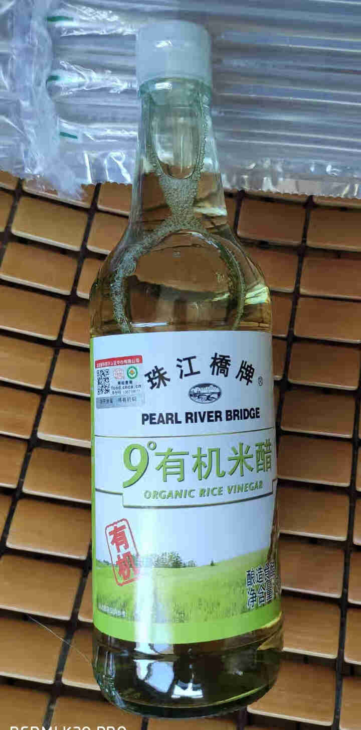 珠江桥牌9度有机米醋500ml家用纯粮酿造食用白醋小瓶调味品怎么样，好用吗，口碑，心得，评价，试用报告,第3张