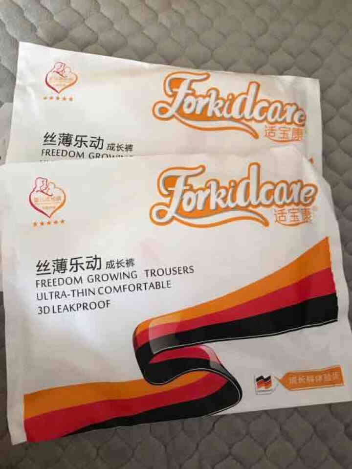 适宝康·Forkidcare 丝薄乐动成长裤试用装L码*3片 适合9,第3张