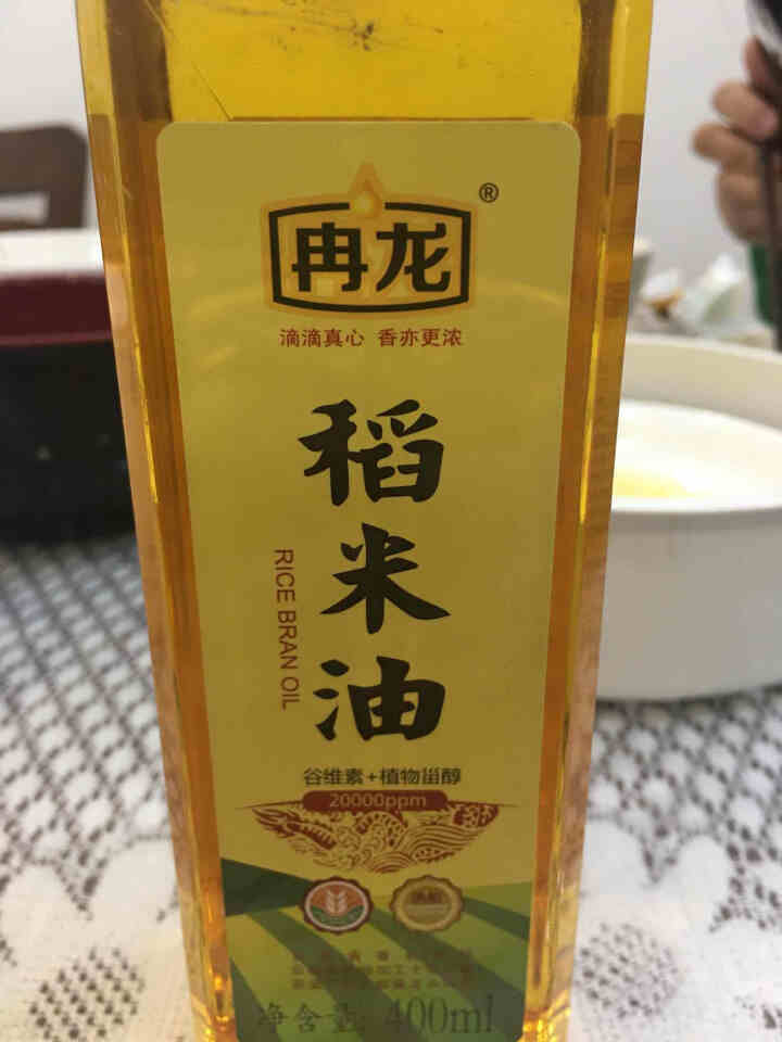 一皖好粮 冉龙稻米油400ml 谷维素植物甾醇食用油 浸出物理精炼米糠油 非菜籽油 2019新油怎么样，好用吗，口碑，心得，评价，试用报告,第4张