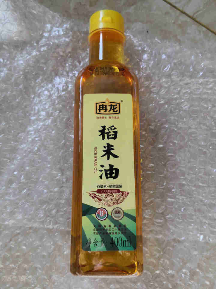 一皖好粮 冉龙稻米油400ml 谷维素植物甾醇食用油 浸出物理精炼米糠油 非菜籽油 2019新油怎么样，好用吗，口碑，心得，评价，试用报告,第3张