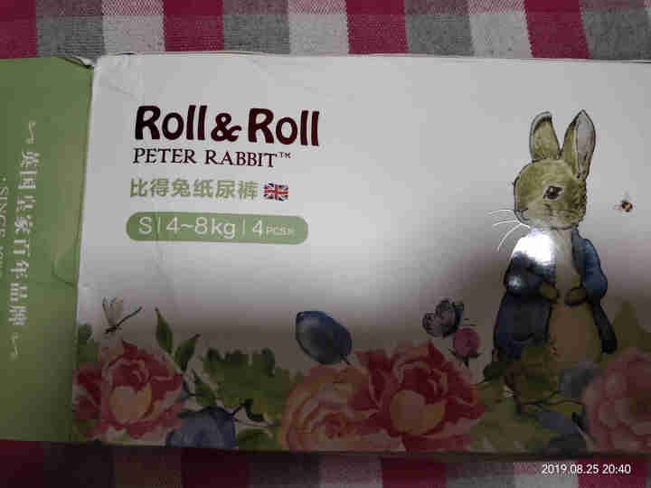 乐滚乐滚（Roll&Roll）比得兔纸尿裤婴儿尿不湿 超薄干爽透气 试用装礼盒装 S码4片怎么样，好用吗，口碑，心得，评价，试用报告,第2张