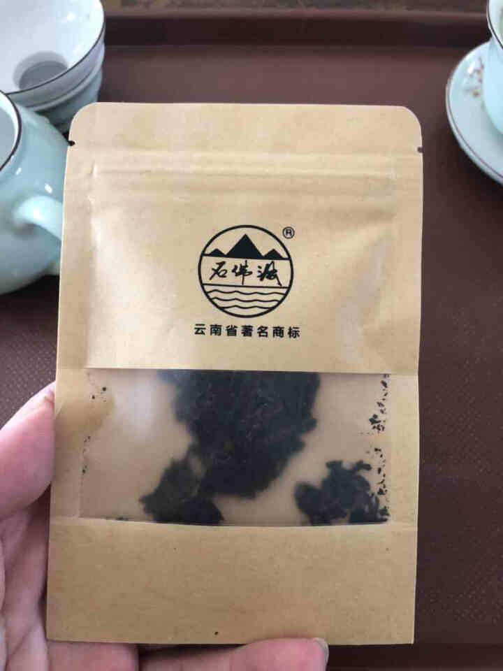 【中秋礼盒】石佛洞 茶叶 普洱茶熟茶 七子饼 古树茶饼云南勐海宫廷大树茶 慧根357g 客户试喝装袋装8克怎么样，好用吗，口碑，心得，评价，试用报告,第2张