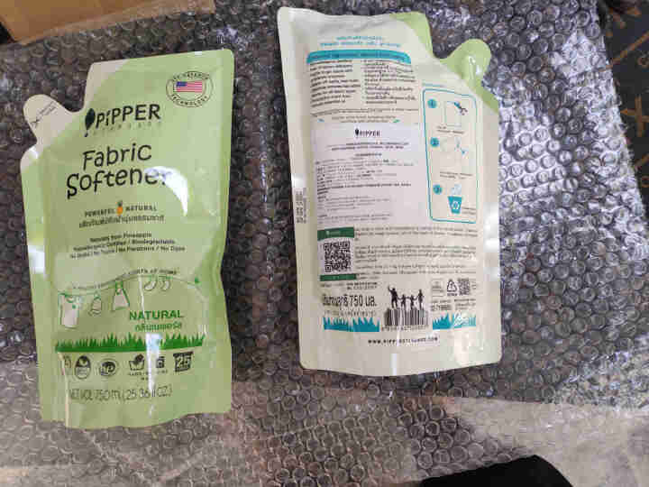 PIPPER 洗衣液补充装750ml+柔顺剂补充装750ml怎么样，好用吗，口碑，心得，评价，试用报告,第4张