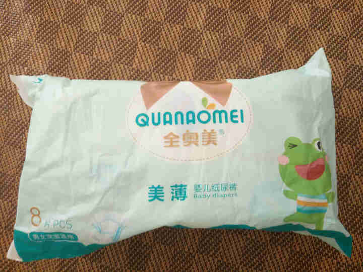 全奥美（Quanaomei）美薄系列婴儿纸尿裤尿不湿尿裤M码52片 XL码体验装/8片怎么样，好用吗，口碑，心得，评价，试用报告,第2张