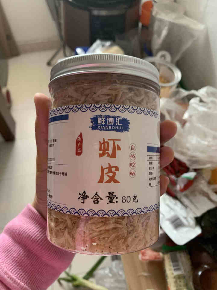 鲜博汇 虾皮 淡干小虾米 海产干货 煲汤食材80g 1罐装怎么样，好用吗，口碑，心得，评价，试用报告,第2张