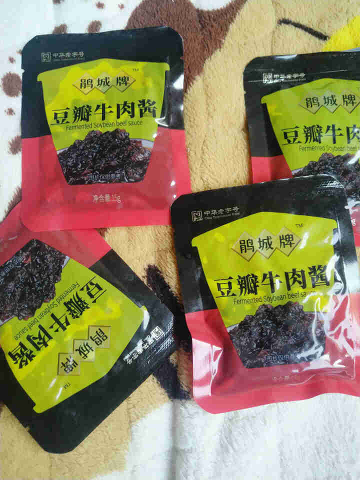 【包邮】鹃城牌牛肉酱酱香味下饭拌面豆瓣味15g*5袋小规格更卫生怎么样，好用吗，口碑，心得，评价，试用报告,第2张