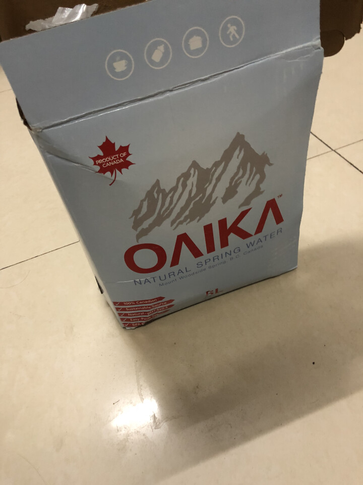 加拿大原装进口班芙OAIKA天然饮用水5L（家庭装饮用山泉水） 5L怎么样，好用吗，口碑，心得，评价，试用报告,第2张