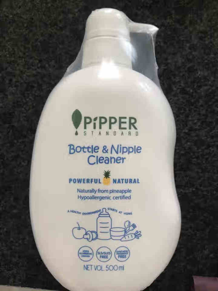 PIPPER 奶瓶奶嘴清洁剂 500ml 植物酵素 清洁剂奶瓶怎么样，好用吗，口碑，心得，评价，试用报告,第3张