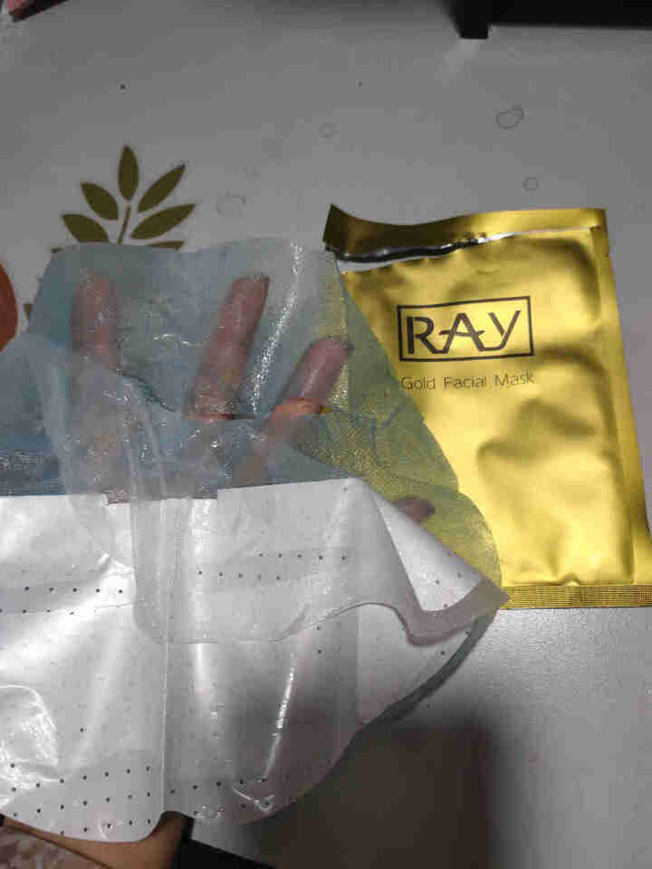 妆蕾RAY补水面膜 金色2盒（RAY蚕丝面膜 泰国进口 补水保湿 收缩毛孔 提亮肤色）怎么样，好用吗，口碑，心得，评价，试用报告,第3张