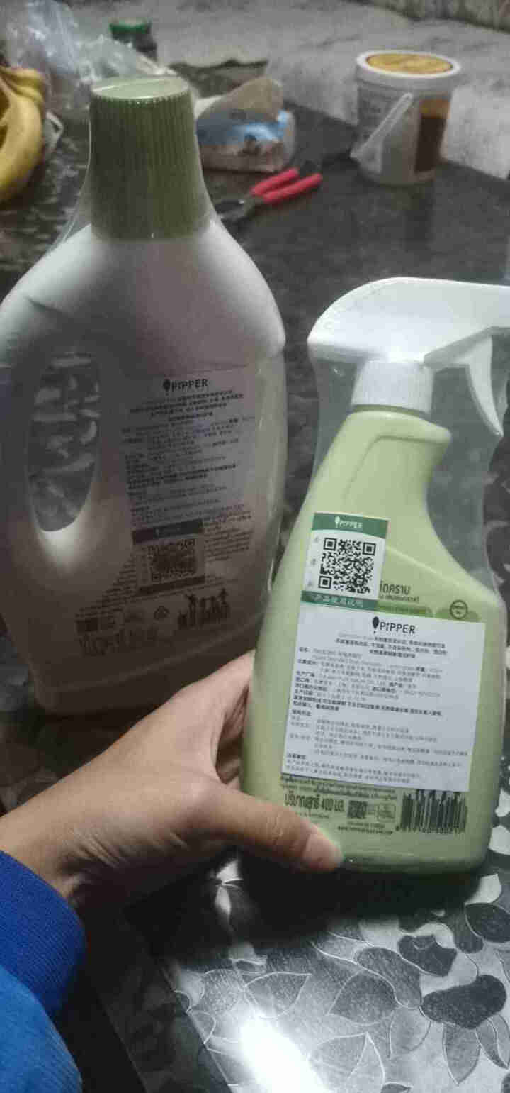 PIPPER 去渍剂400ml+地板清洁剂800ml 菠萝酵素怎么样，好用吗，口碑，心得，评价，试用报告,第4张