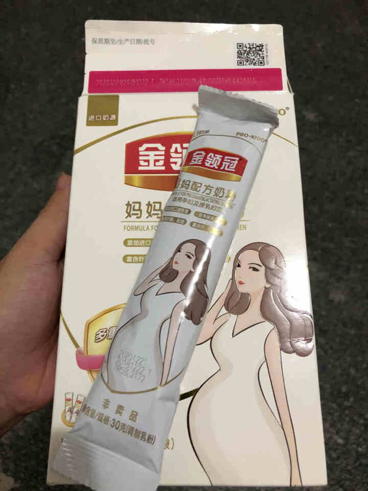 伊利奶粉 金领冠系列 妈妈配方奶粉 180克新升级（孕妇及授乳妇女适用）（非卖品）怎么样，好用吗，口碑，心得，评价，试用报告,第2张