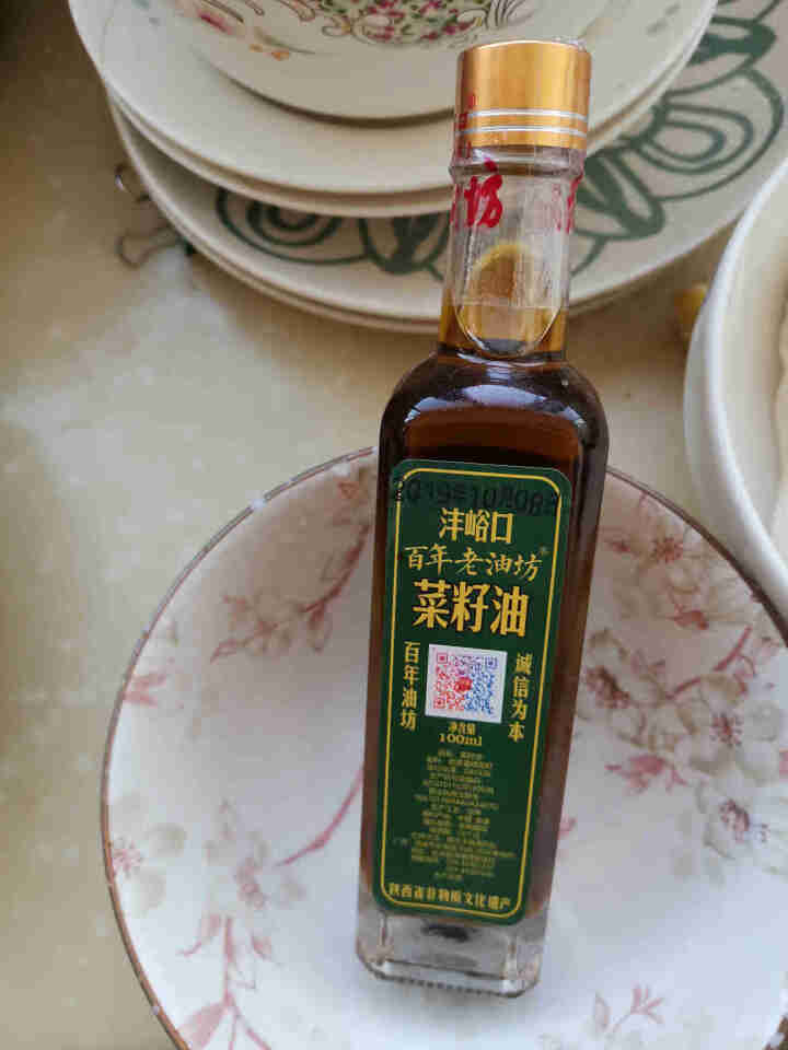 沣峪口百年老油坊 菜籽油食用油纯手工物理压榨 100ML菜籽油怎么样，好用吗，口碑，心得，评价，试用报告,第2张