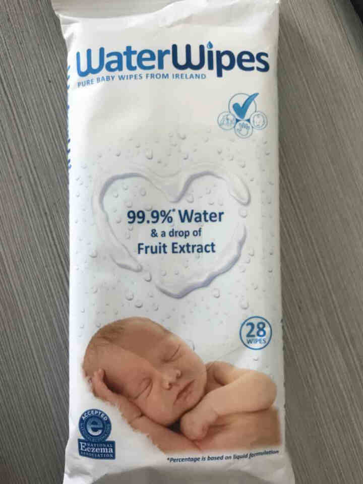 WaterWipes 爱尔兰进口 婴幼儿专用水湿巾 28抽 试用怎么样，好用吗，口碑，心得，评价，试用报告,第2张