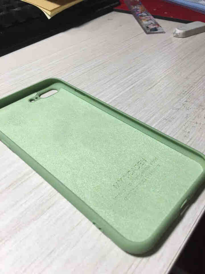 iteui 苹果8plus手机壳iPhone8/7/6s保护套6 plus液态硅胶壳超薄防摔外壳 『抹茶绿』送钢化膜 iPhone8Plus/7Plus通用怎么,第2张