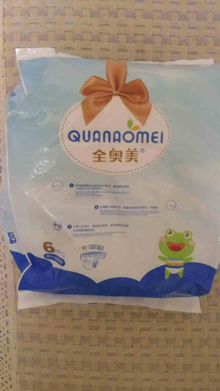 全奥美（Quanaomei）美薄系列婴儿纸尿裤尿不湿拉拉裤活动裤M/L/XL/XXL XL码体验装/6片怎么样，好用吗，口碑，心得，评价，试用报告,第3张