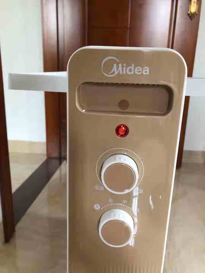 美的（Midea）油汀电暖器取暖器家用13片油丁电暖气电热暖风机电油汀取暖器片NY2213,第2张