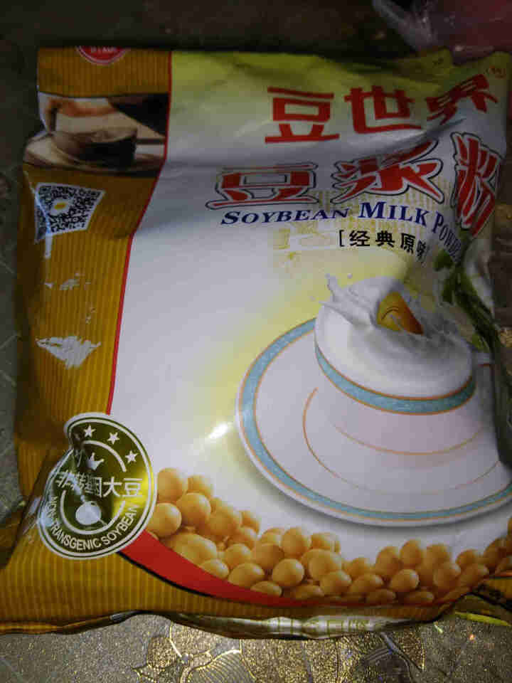 豆世界家用原味豆浆粉商用冲饮品营养早餐豆奶速溶非转基因黄豆代餐五谷黑芝麻黑豆300g袋包装 原味豆浆粉30g*10小包怎么样，好用吗，口碑，心得，评价，试用报告,第2张