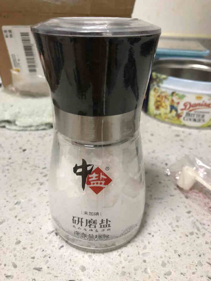 中盐 无碘研磨瓶盐 研磨器研磨调味瓶180g怎么样，好用吗，口碑，心得，评价，试用报告,第3张