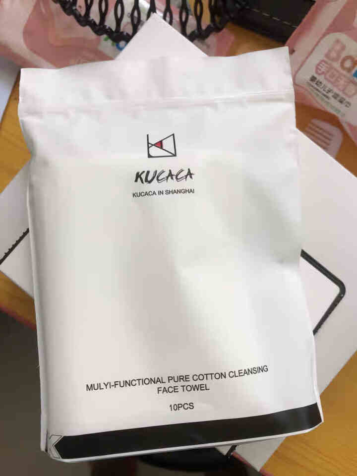 KUCACA1/2省水湿敷拍爽肤水专用脸部化妆棉面部清洁卸妆棉60片 一盒装60片（送10抽洁面巾体验装）怎么样，好用吗，口碑，心得，评价，试用报告,第4张