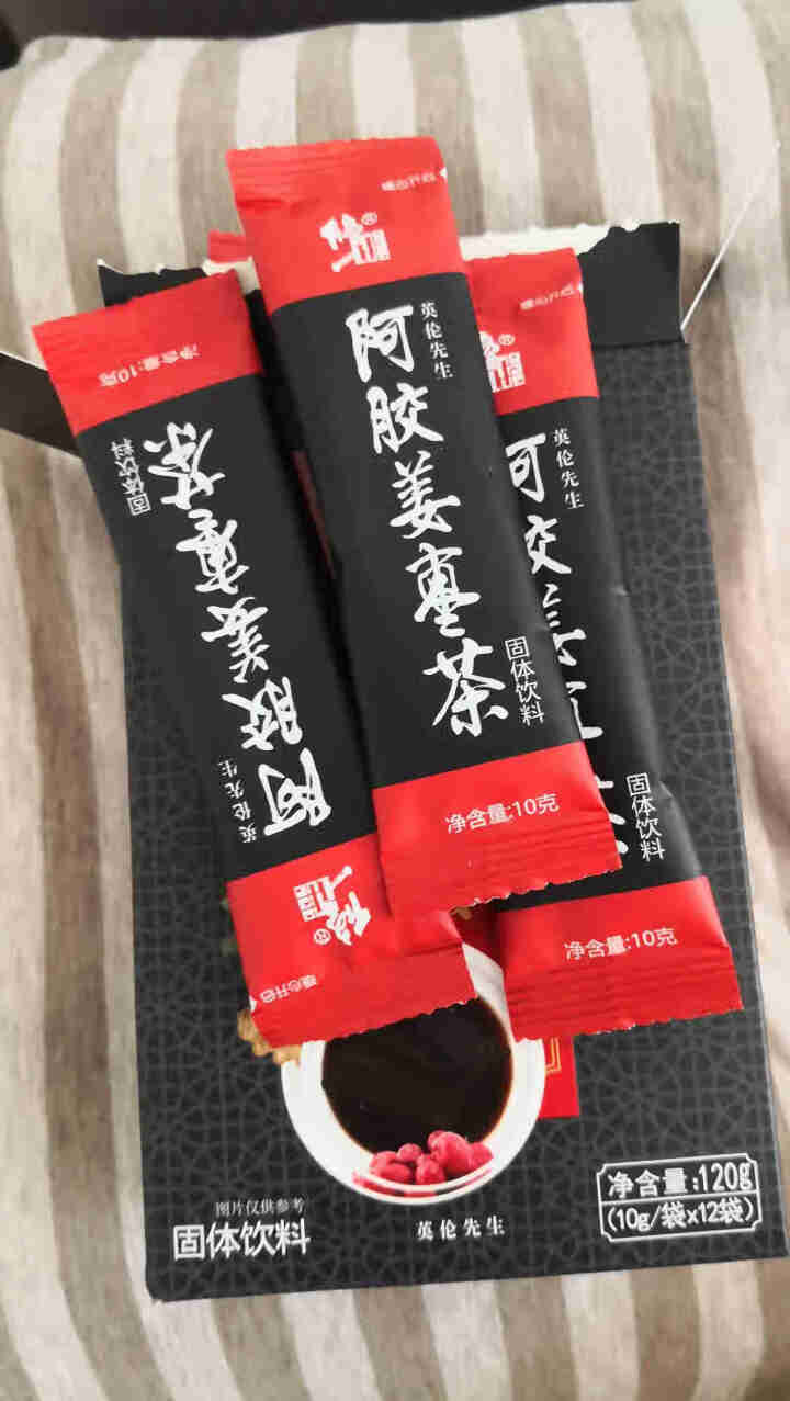 修正 红糖姜茶12袋装120g 姜枣茶阿胶姜母茶 大姨妈茶姜糖月经速溶老姜汤生姜水姜汁怎么样，好用吗，口碑，心得，评价，试用报告,第3张