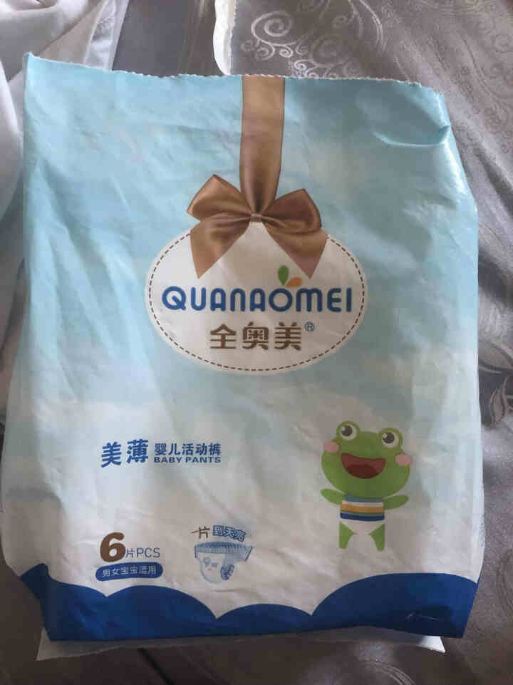 全奥美（Quanaomei）美薄系列婴儿纸尿裤尿不湿拉拉裤活动裤L码 M码体验装/6片怎么样，好用吗，口碑，心得，评价，试用报告,第2张