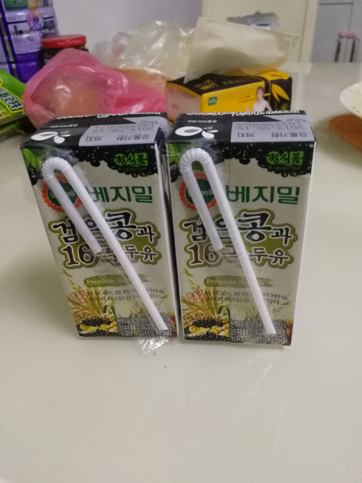 韩国进口 倍吉美尔16谷物黑豆豆奶营养豆乳 190ml*2（体验装）怎么样，好用吗，口碑，心得，评价，试用报告,第3张