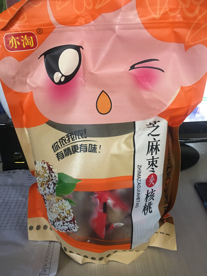 汇恒 芝麻枣夹核桃500g/袋新疆和田大枣一等什锦红枣夹核桃仁 红枣类果干零食特产怎么样，好用吗，口碑，心得，评价，试用报告,第2张