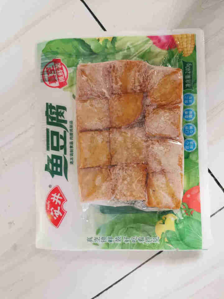 安井 锁鲜装鱼豆腐 240g 鲜美嫩滑 火锅食材怎么样，好用吗，口碑，心得，评价，试用报告,第2张