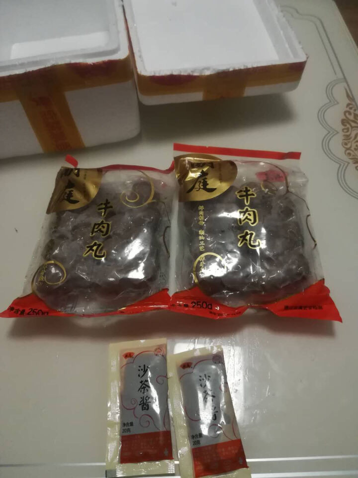 潮庭牛肉丸火锅食材正宗手打潮汕牛肉丸500g顺丰免邮火锅丸料潮州牛肉丸汕头牛筋丸 牛肉丸怎么样，好用吗，口碑，心得，评价，试用报告,第4张