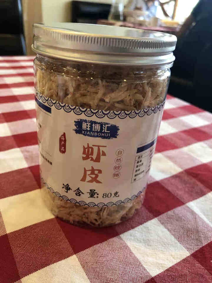 鲜博汇 无盐虾皮 淡干小虾米 婴儿宝宝辅食 80g 1罐装怎么样，好用吗，口碑，心得，评价，试用报告,第3张