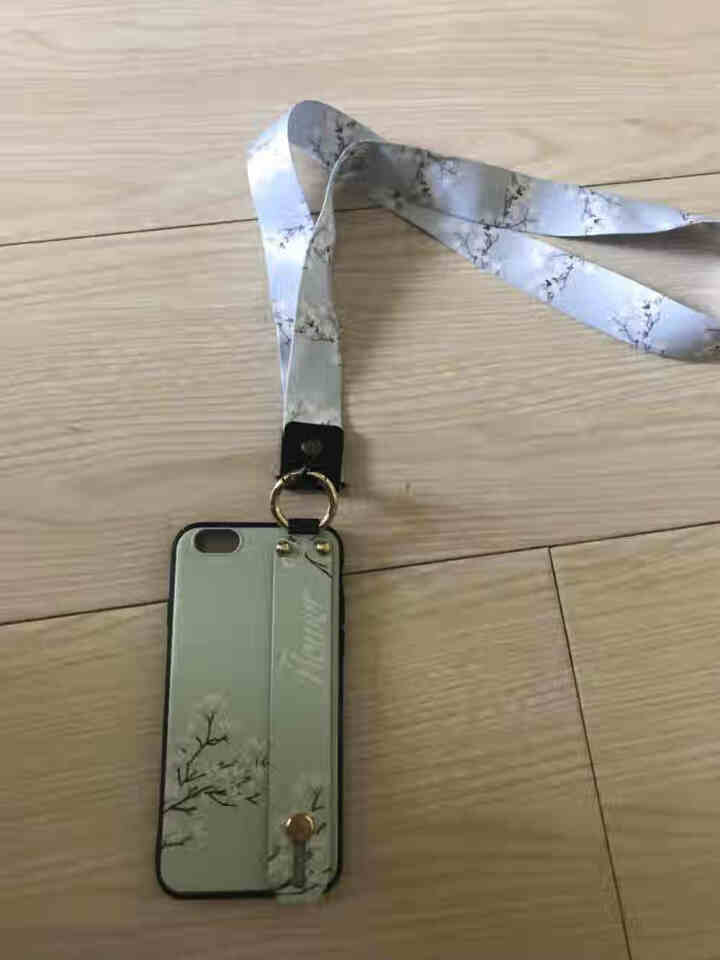 蝶尊 苹果6手机壳腕带苹果6plus保护壳iPhone6S保护套小清新全包6splus手机套女款个性 苹果6,第2张