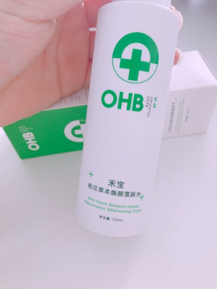 （OHB）禾宝药妆亮肤润白爽肤水120ml（天然本草提亮肤色 补水保湿温和不刺激去黄去暗沉）怎么样，好用吗，口碑，心得，评价，试用报告,第4张