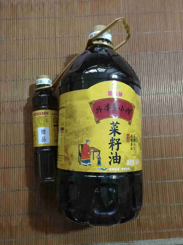 金龙鱼 食用油 非转基因 压榨 外婆乡小榨菜籽油 5L怎么样，好用吗，口碑，心得，评价，试用报告,第2张