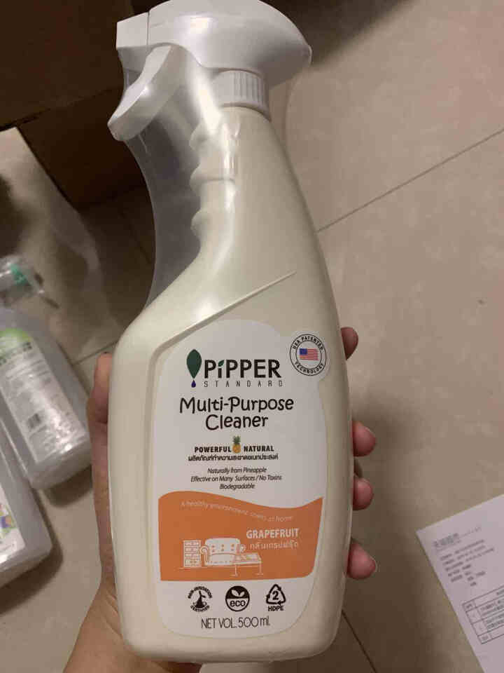 PIPPER 多功能清洁剂 葡萄柚香 500ml 植物酵素怎么样，好用吗，口碑，心得，评价，试用报告,第3张