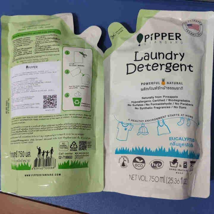 PIPPER 洗衣液补充装750ml+柔顺剂补充装750ml怎么样，好用吗，口碑，心得，评价，试用报告,第4张