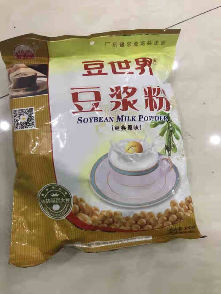 豆世界家用原味豆浆粉商用冲饮品营养早餐豆奶速溶非转基因黄豆代餐五谷黑芝麻黑豆300g袋包装 原味豆浆粉30g*10小包怎么样，好用吗，口碑，心得，评价，试用报告,第4张