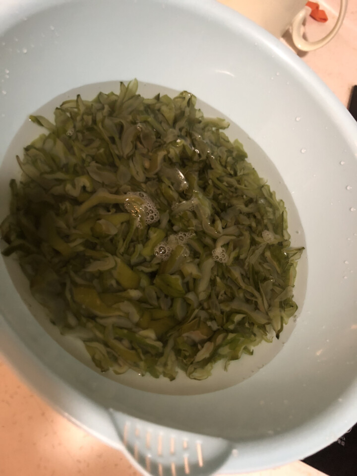 美味研 冷冻薄切海唇片 盐渍裙带菜海白菜海藻 600g 袋装 海鲜水产怎么样，好用吗，口碑，心得，评价，试用报告,第3张