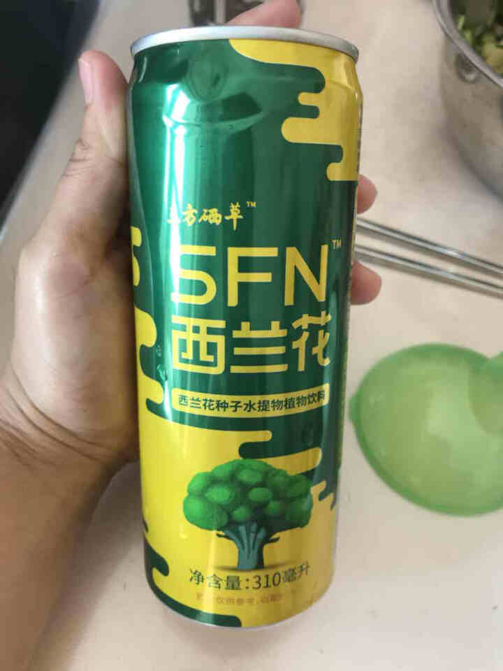 东方硒草 SFN西兰花植物饮料 种子水提物 萝卜硫苷 酸甜爽口 整箱装 310ml*6罐装怎么样，好用吗，口碑，心得，评价，试用报告,第3张