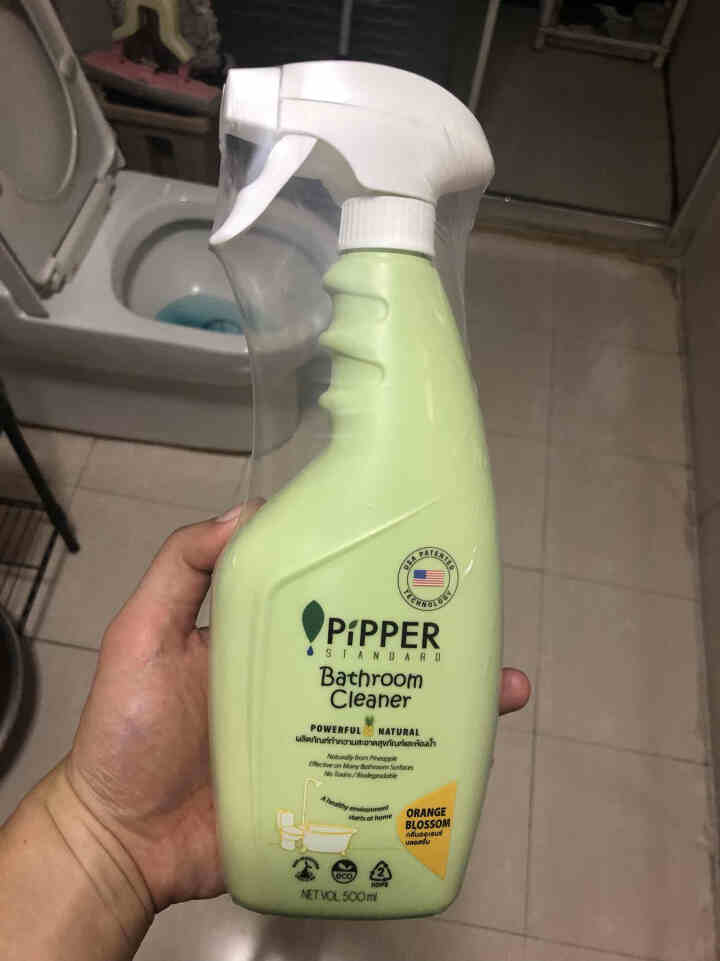 PIPPER 浴室清洁剂 有效的去除皂垢 浴室表面污垢 500ml 植物酵素怎么样，好用吗，口碑，心得，评价，试用报告,第3张