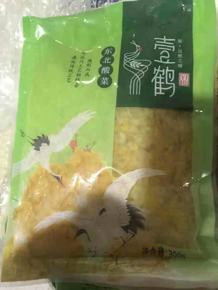 【齐齐哈尔特产馆】壹鹤正宗东北酸菜300g*5袋 白菜厌氧腌制口感酸爽怎么样，好用吗，口碑，心得，评价，试用报告,第4张