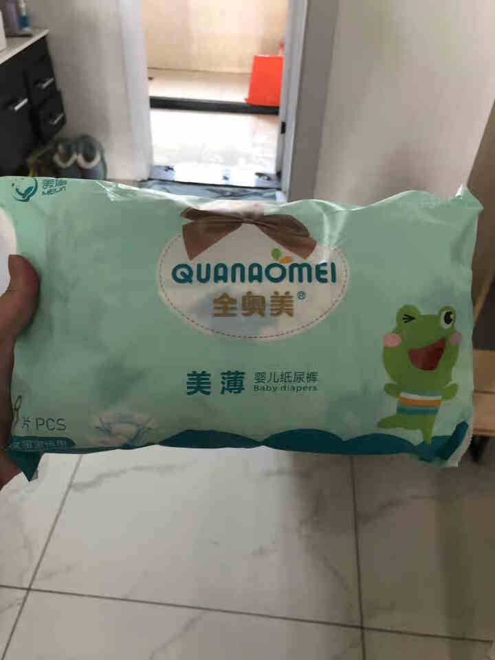 全奥美（Quanaomei）美薄系列婴儿纸尿裤尿不湿尿裤NB/S/M/L/XL XL码体验装/8片怎么样，好用吗，口碑，心得，评价，试用报告,第2张