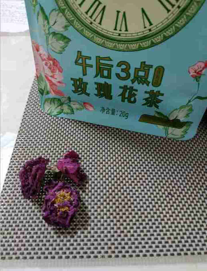 花养花 玫瑰花茶大朵烘干无硫特级平阴玫瑰茶大朵花冠袋装花草茶花茶 玫瑰花茶20g怎么样，好用吗，口碑，心得，评价，试用报告,第3张