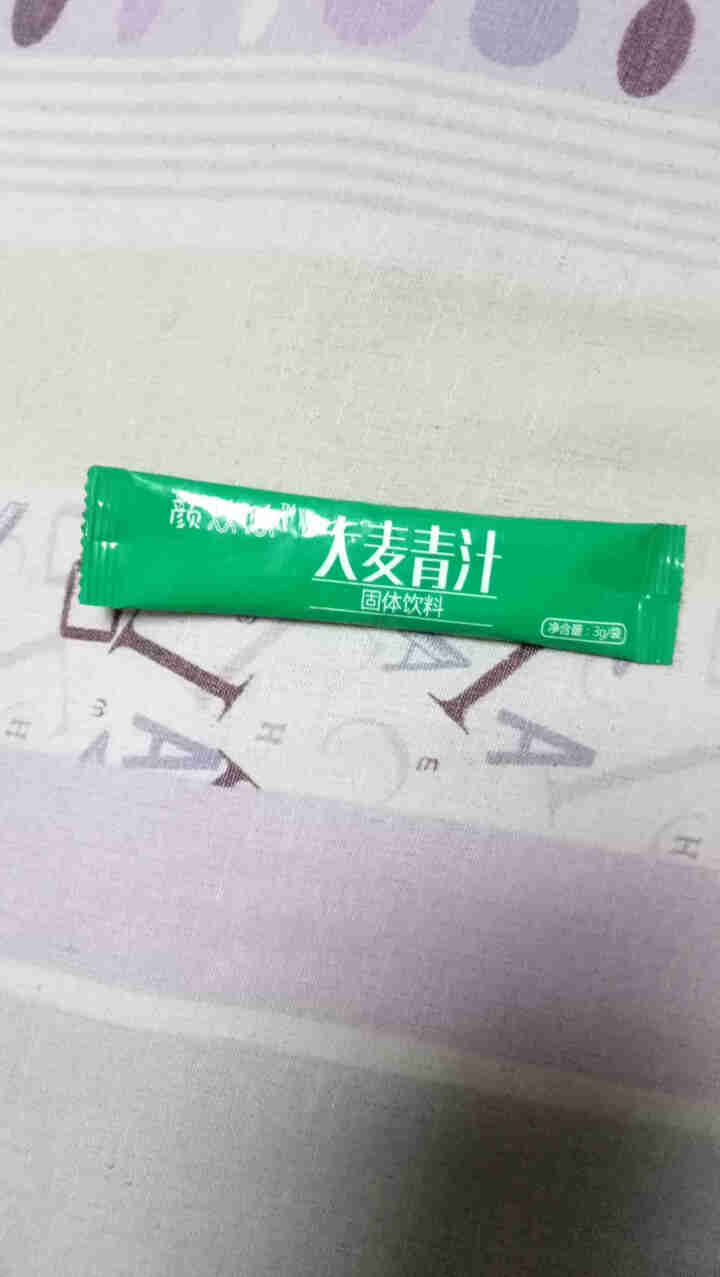 颜悠悠 大麦青汁 若叶清汁 大麦嫩苗青汁粉 碱性膳食纤维 3g*20袋怎么样，好用吗，口碑，心得，评价，试用报告,第2张